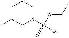 N,N-Dipropylamidophosphoric acid hydrogen ethyl ester Structure