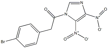 4,5-Dinitro-1-[2-(4-bromophenyl)-1-oxoethyl]-1H-imidazole|