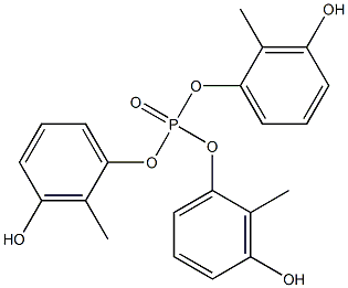 Phosphoric acid tri(3-hydroxy-2-methylphenyl) ester Structure
