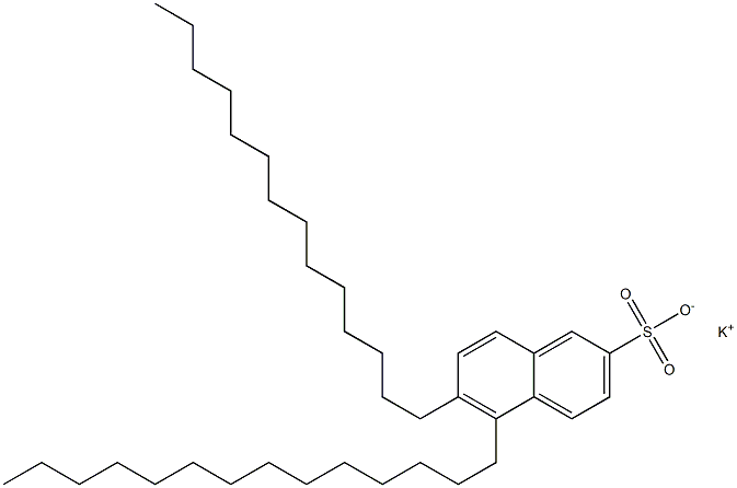  5,6-Ditetradecyl-2-naphthalenesulfonic acid potassium salt