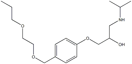 1-[4-[(2-Propoxyethoxy)methyl]phenoxy]-3-(isopropylamino)-2-propanol