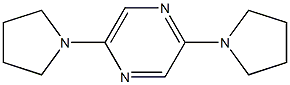 2,5-Di(pyrrolidin-1-yl)pyrazine,,结构式