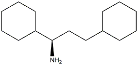 [R,(+)]-1,3-ジシクロヘキシルプロピルアミン 化学構造式