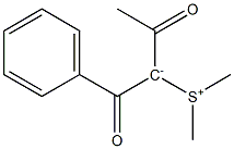 2-(Dimethylsulfonio)-1,3-dioxo-1-phenylbutan-2-ide,,结构式