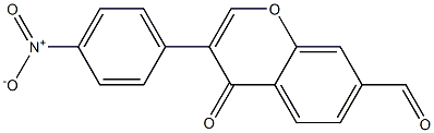 4-Oxo-3-(4-nitrophenyl)-4H-1-benzopyran-7-carbaldehyde