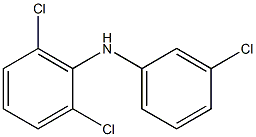 2,6-Dichlorophenyl 3-chlorophenylamine,,结构式