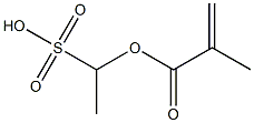 1-(Methacryloyloxy)ethanesulfonic acid Structure