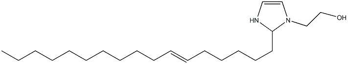 2-(6-Heptadecenyl)-4-imidazoline-1-ethanol 结构式