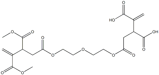 4,4'-[Oxybisethylenebis(oxycarbonyl)]bis(1-butene-2,3-dicarboxylic acid dimethyl) ester Structure