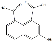 3-Amino-1,8-naphthalenedicarboxylic acid,,结构式