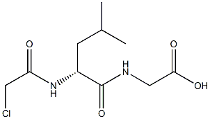 [[[(R)-1-[(Chloroacetyl)amino]-3-methylbutyl]carbonyl]amino]acetic acid
