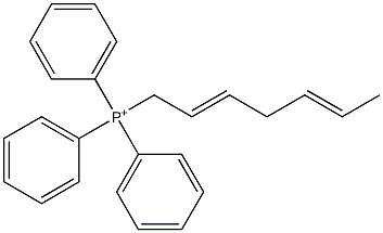 Triphenyl(hepta-2,5-dienyl)phosphonium,,结构式