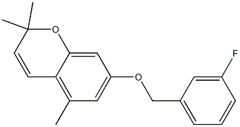 7-(3-Fluorobenzyloxy)-2,2,5-trimethyl-2H-1-benzopyran