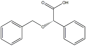 [S,(+)]-(ベンジルオキシ)フェニル酢酸 化学構造式