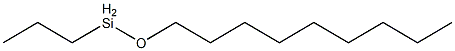 Propyl(nonyloxy)silane Structure