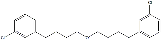 3-Chlorophenylbutyl ether 结构式