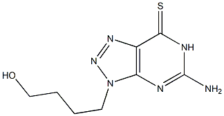 5-Amino-3-(4-hydroxybutyl)-3H-1,2,3-triazolo[4,5-d]pyrimidine-7(6H)-thione|