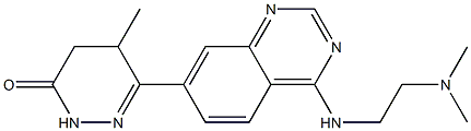 4,5-Dihydro-5-methyl-6-[4-(2-(dimethylamino)ethylamino)quinazolin-7-yl]pyridazin-3(2H)-one