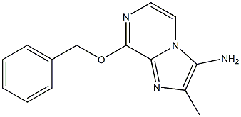 3-Amino-8-benzyloxy-2-methylimidazo[1,2-a]pyrazine 结构式