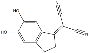 [(2,3-Dihydro-5,6-dihydroxy-1H-inden)-1-ylidene]malononitrile