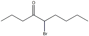Propyl 1-bromopentyl ketone Structure