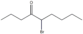 Propyl 1-bromopentyl ketone 结构式