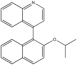 4-[2-(Isopropyloxy)-1-naphtyl]quinoline