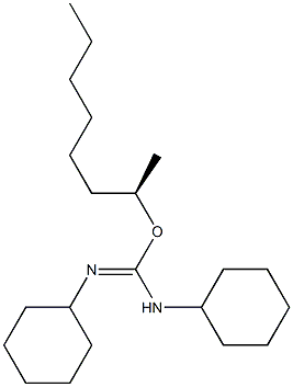 1,3-Dicyclohexyl-2-[(R)-octan-2-yl]isourea Structure