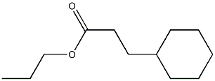 3-Cyclohexylpropionic acid propyl ester Structure