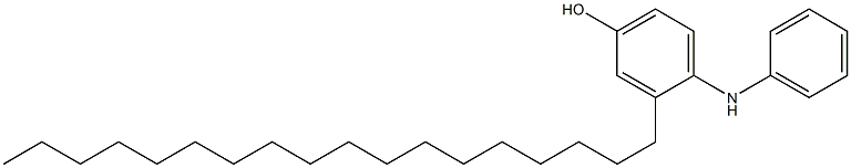 2-Octadecyl[iminobisbenzen]-4-ol Structure