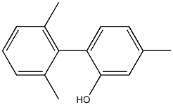 5-Methyl-2-(2,6-dimethylphenyl)phenol Structure