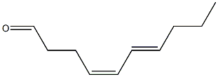 (4Z,6E)-4,6-Decadienal Structure