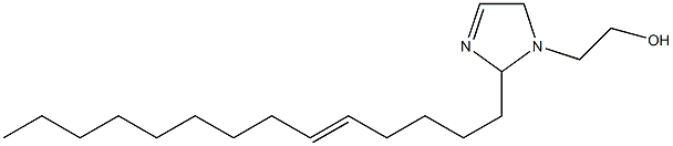 2-(5-Tetradecenyl)-3-imidazoline-1-ethanol Structure