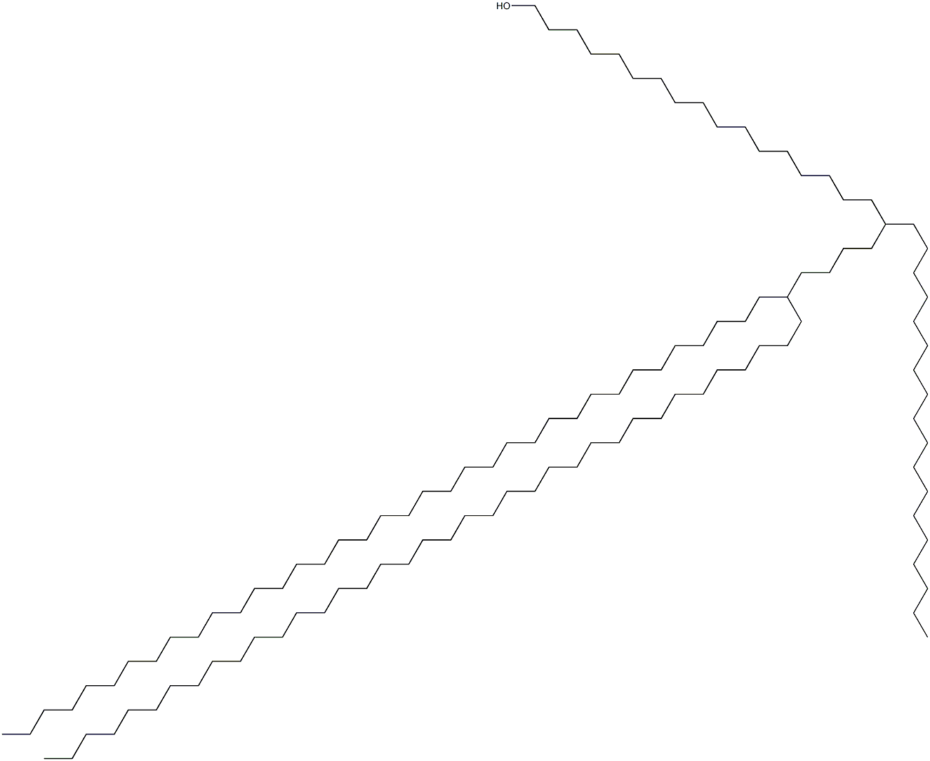 23-Heptatriacontyl-18-octadecylhexacontan-1-ol Structure