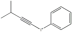 Phenyl(3-methyl-1-butynyl)iodonium Struktur