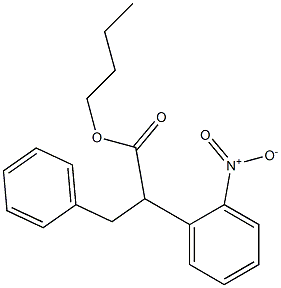 2-(2-Nitrophenyl)-3-phenylpropanoic acid butyl ester