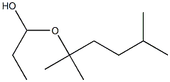 Propionaldehyde isoamylisopropyl acetal 结构式