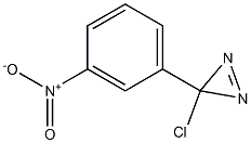 3-Chloro-3-(m-nitrophenyl)-3H-diazirine Structure