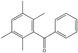 2,3,5,6-テトラメチルベンゾフェノン 化学構造式