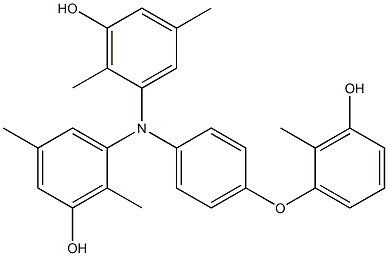 N,N-Bis(3-hydroxy-2,5-dimethylphenyl)-4-(3-hydroxy-2-methylphenoxy)benzenamine