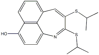 2,3-Bis(isopropylthio)naphth[1,8-bc]azepin-7-ol