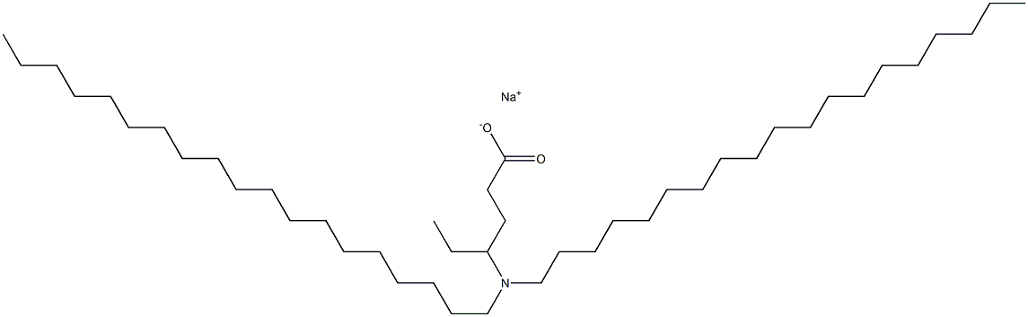 4-(Dinonadecylamino)hexanoic acid sodium salt