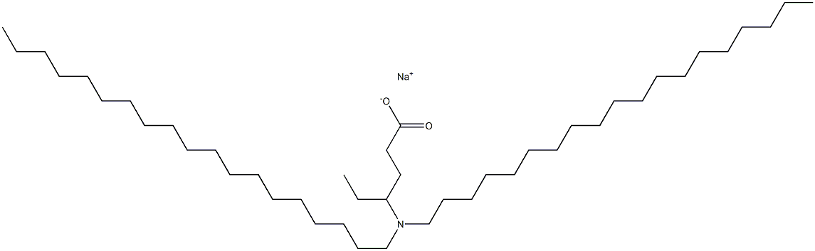  4-(Dinonadecylamino)hexanoic acid sodium salt