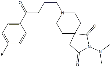 2-Dimethylamino-8-[3-(p-fluorobenzoyl)propyl]-2,8-diazaspiro[4.5]decane-1,3-dione