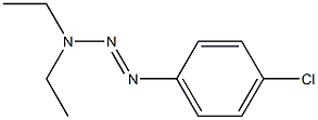 1-(4-Chlorophenyl)-3,3-diethyltriazene Structure