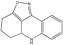 4,5,5a,6-Tetrahydro-3H-isoxazolo[5,4,3-kl]acridine Structure