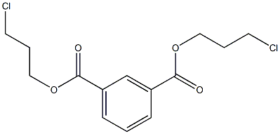 Isophthalic acid bis(3-chloropropyl) ester Structure
