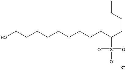 14-Hydroxytetradecane-5-sulfonic acid potassium salt