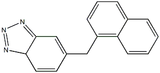 6-[(1-Naphtyl)methyl]-3aH-benzotriazole Structure