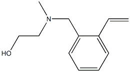 2-[2-Ethenylbenzyl(methyl)amino]ethanol Structure